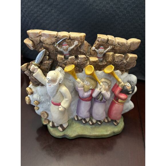 The Beginners‎ Bible Ceramic Figurine Joshua And The Walls Of Jericho 1995 - Picture 2 of 5